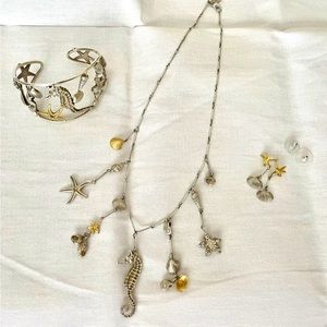 Designer Jewelry Set, Ocean Side by Esty